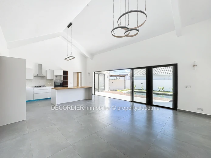 Modern single-storey villa with a private pool