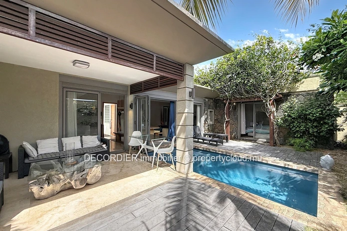 Modern villa with garden and pool