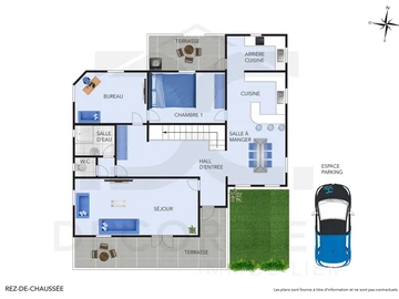Maison de 3 Chambres