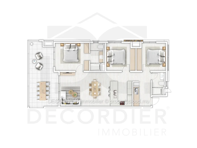 Appartement à vendre - Calodyne