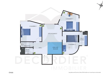 Appartement de 3 Chambres