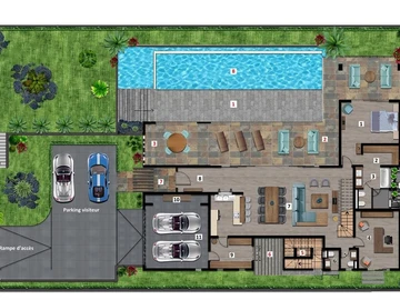 Maison de 3 Chambres