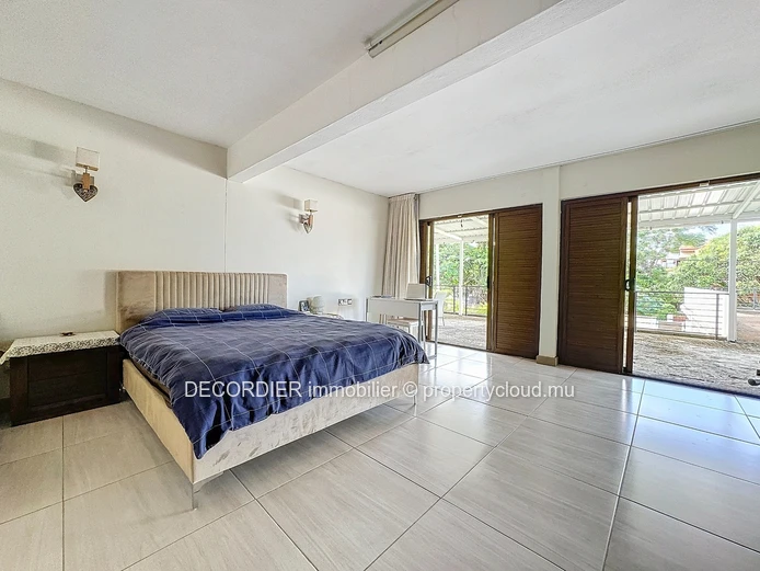 Large detached house with swimming pool and garden