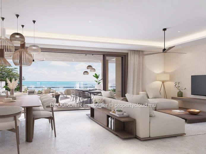 Penthouse vue mer situé dans une résidence sécurisée accessible aux étrangers