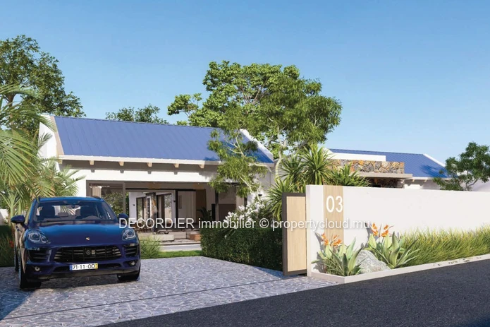 Villa contemporaine dans une résidence sécurisée