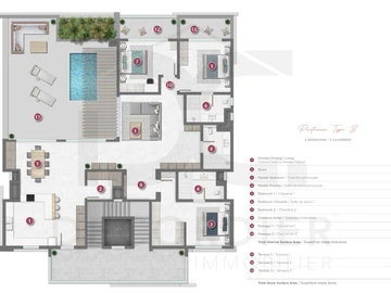 Appartement de 2 Chambres