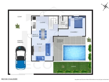 Maison de 3 Chambres