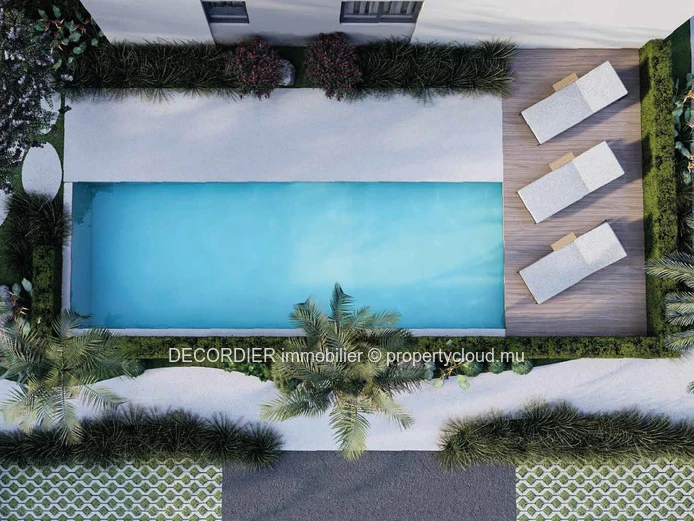 Vaste appartement avec rooftop à Grand Baie