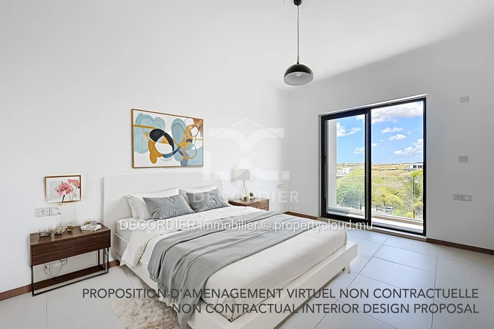 Penthouse situé dans un complexe avec ascenceur et piscine commune