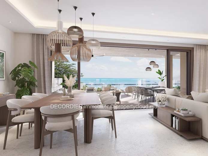 Penthouse vue mer situé dans une résidence sécurisée accessible aux étrangers