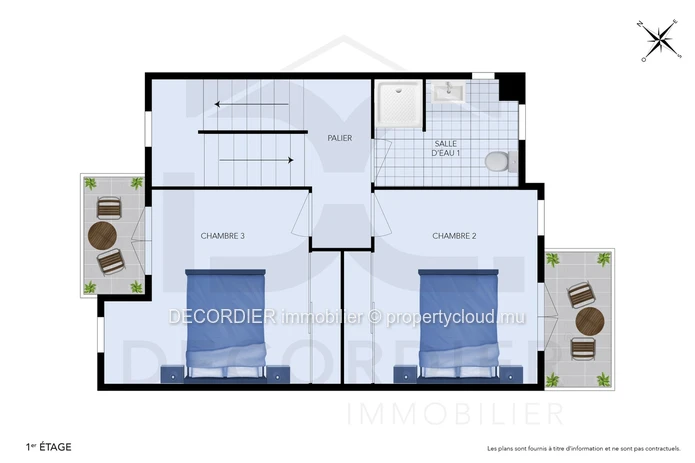 Triplex in a 24/7 secure residence with shared swimming pool