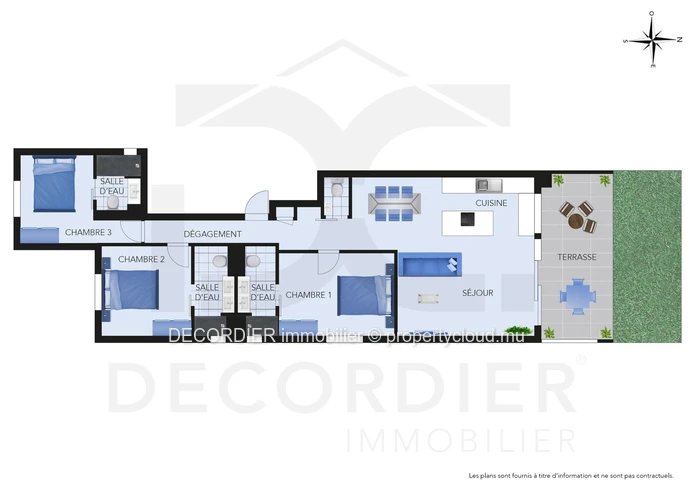 Waterfront apartment in Grand-Gaube