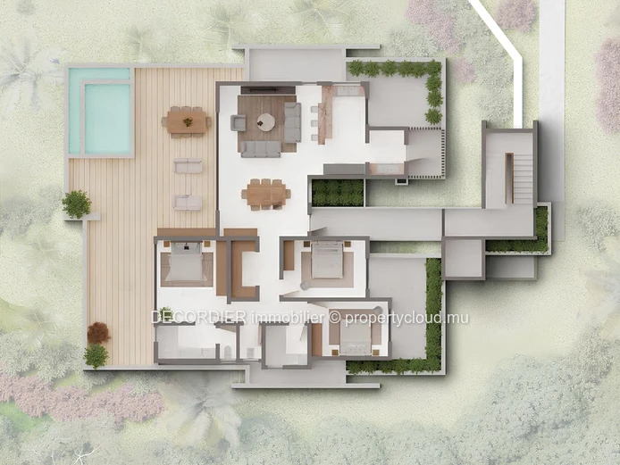 Luxury penthouse in the North of Mauritius